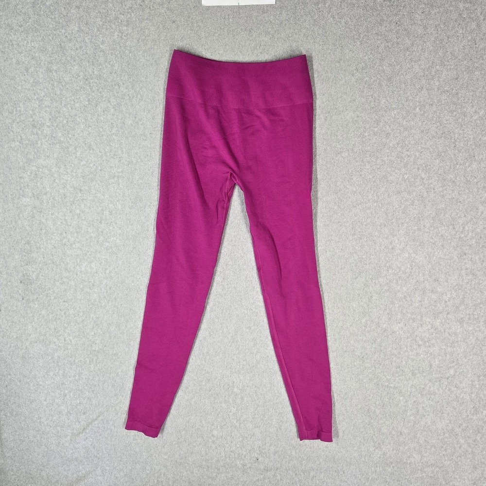 Alphalete Women Activewear Pants SMALL Magenta Yoga Legging Slim 25" Inseam Logo
